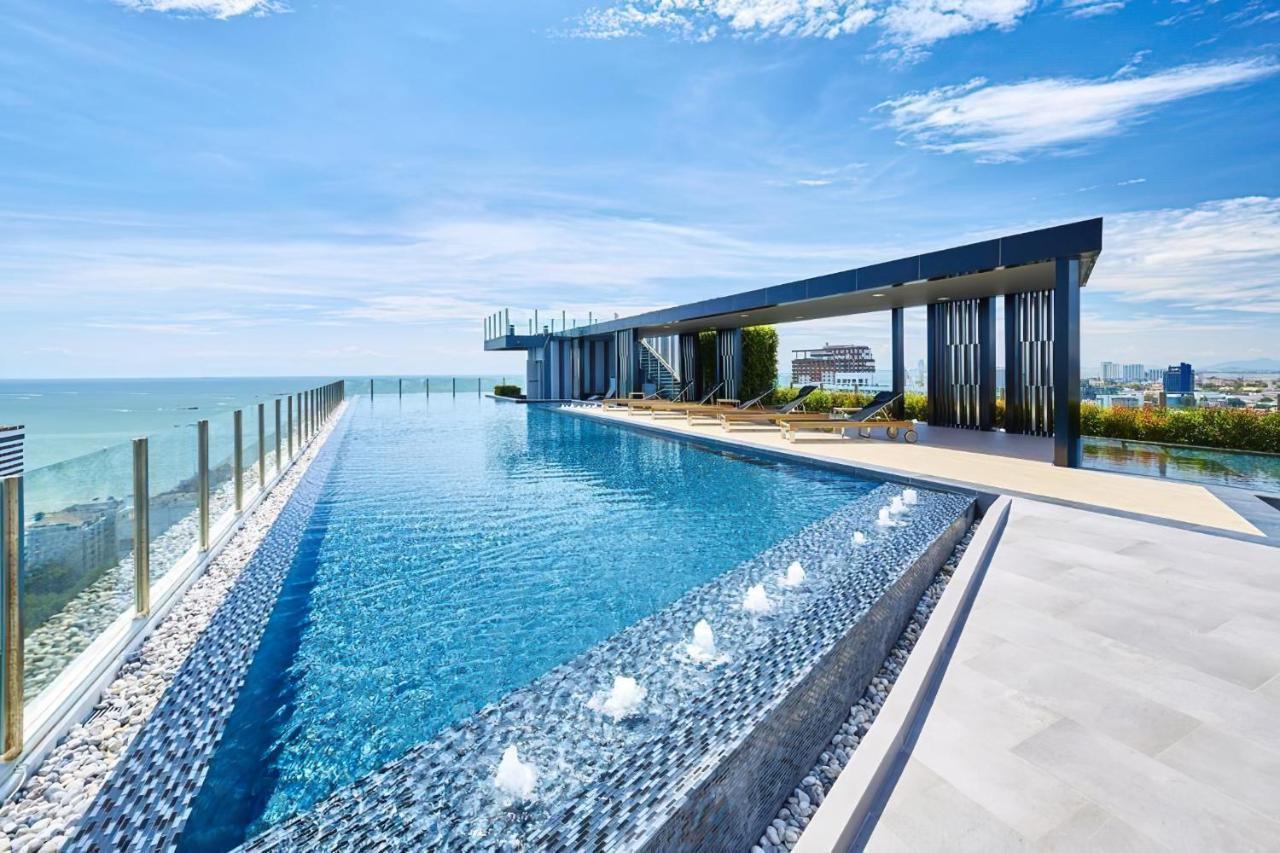 Great Location With Infinity Pool -Central Pattaya Apartment Exterior foto