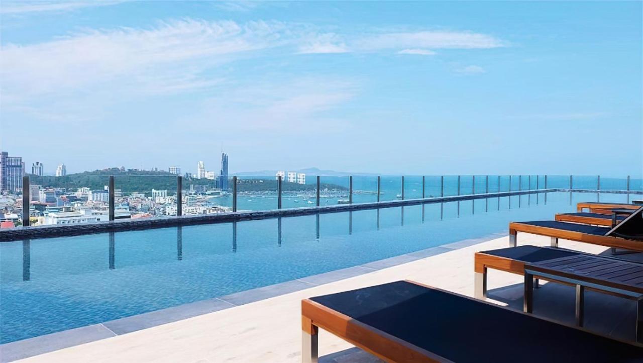 Great Location With Infinity Pool -Central Pattaya Apartment Exterior foto