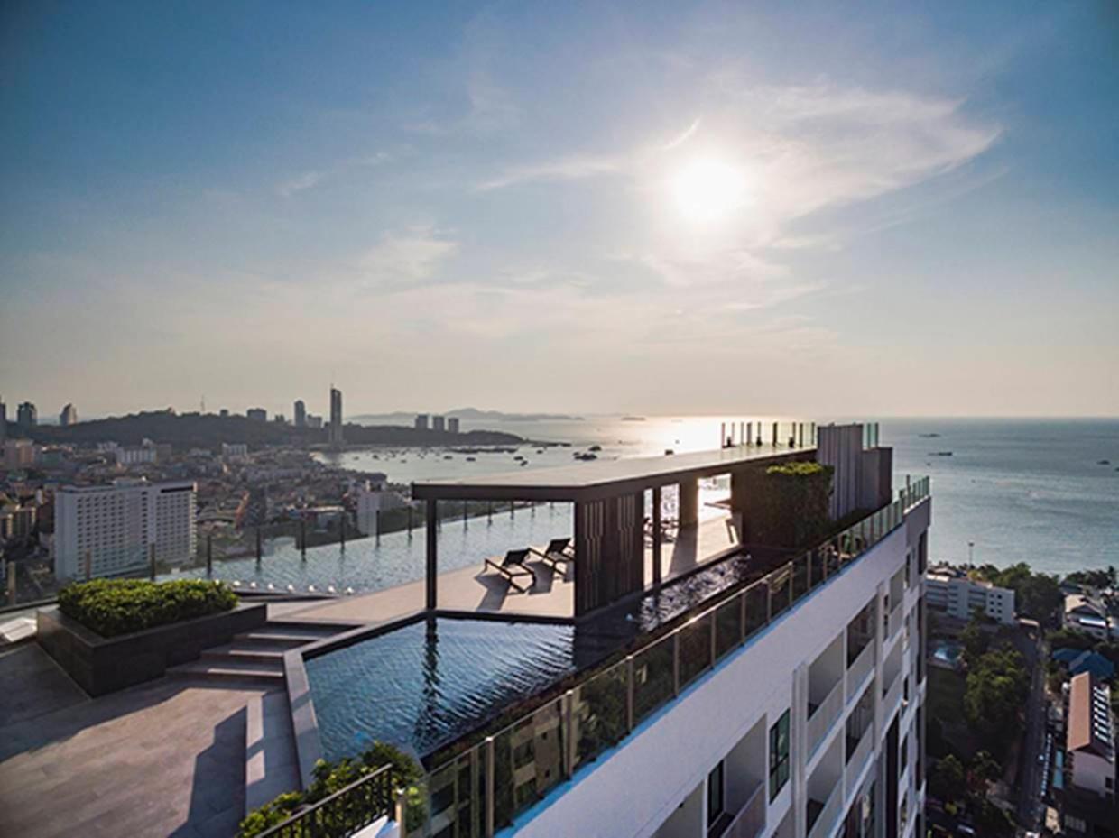 Great Location With Infinity Pool -Central Pattaya Apartment Exterior foto