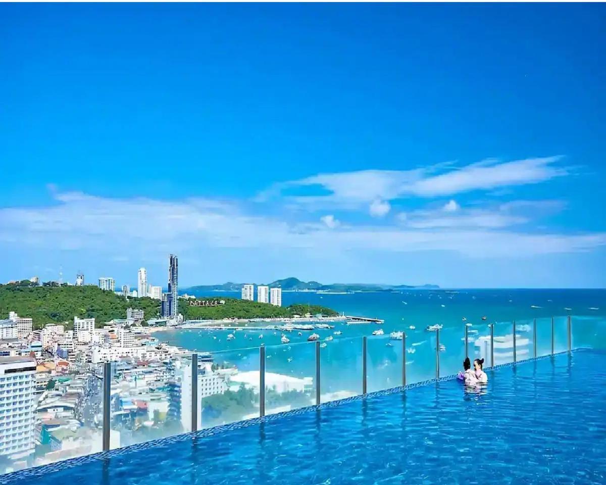 Great Location With Infinity Pool -Central Pattaya Apartment Exterior foto